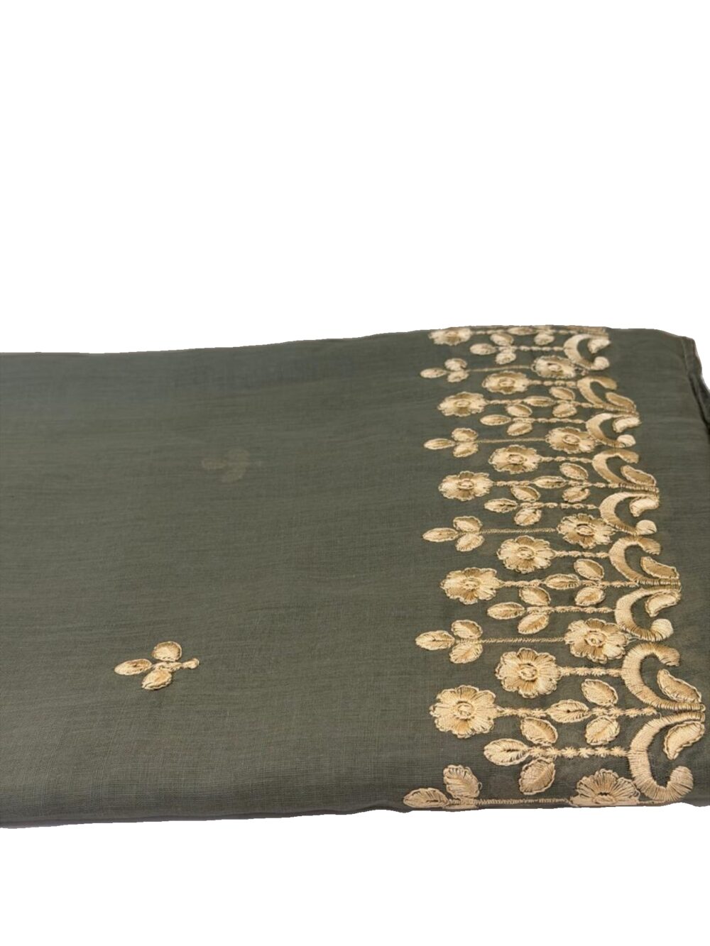 شيلة صلاة قطن هندي 6وار اللون الأخضر المائل للرمادي...،