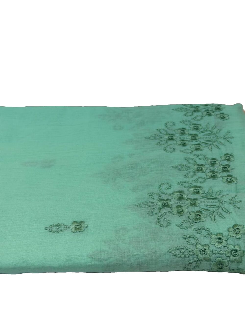 شيلة صلاة قطن هندي 6وار اللون التركواز الفاتح...،