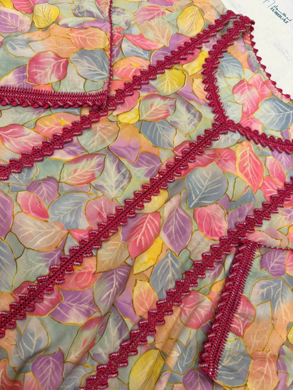 جلابية شغل كروشيه. قطن مزراي هندي ..