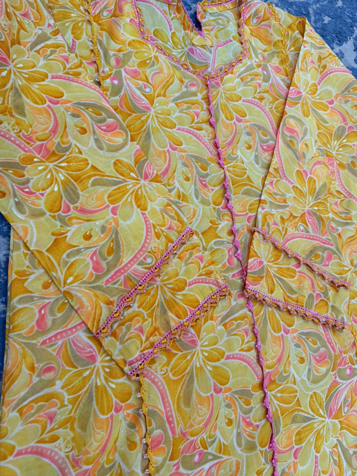 جلابية كروشيه للصغار قطن مزراي.... - الصورة 3